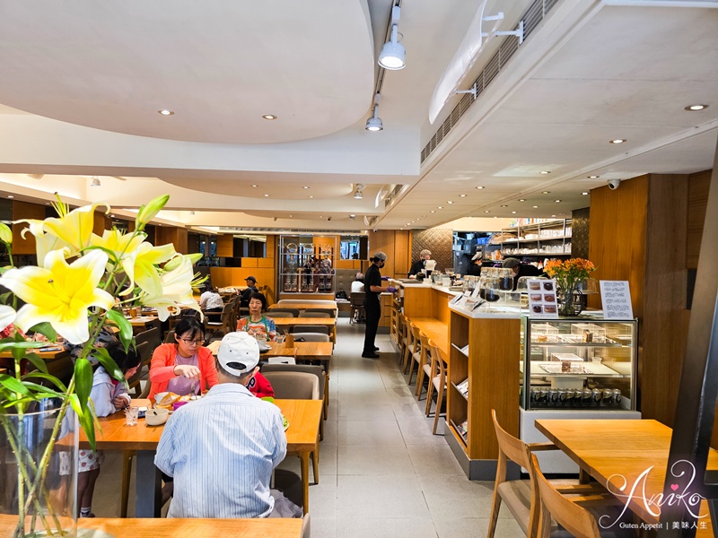 【台北美食】佐曼咖啡館。中山人氣早午餐！澎湃大氣早餐盤，厚實草莓鬆餅～一人根本吃不完