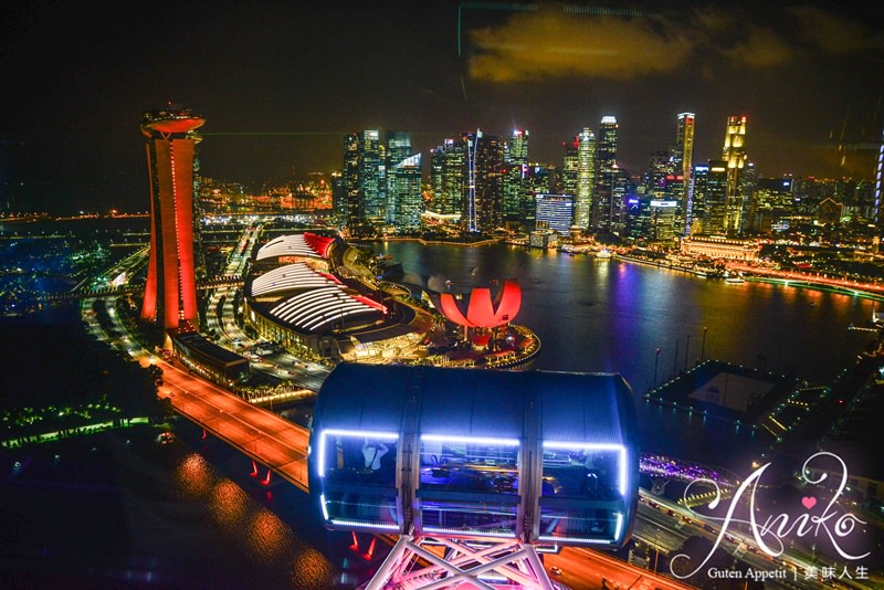 【新加坡自由行】5天4夜新加坡自由行。新加坡摩天觀景輪 Singapore Flyer。全球最高的摩天輪