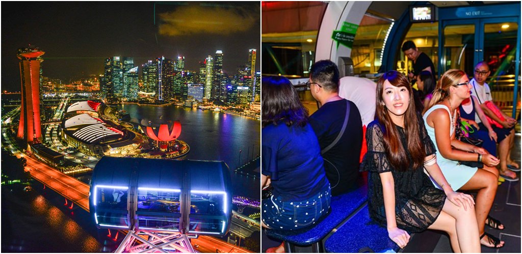 【新加坡自由行】5天4夜新加坡自由行。新加坡摩天觀景輪 Singapore Flyer。全球最高的摩天輪