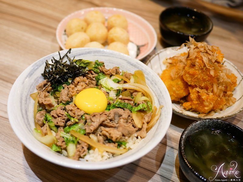 【中和美食】職人雙饗丼。南勢角捷運美食！超划算百元丼飯~飲料、湯品、冰淇淋內用免費享用