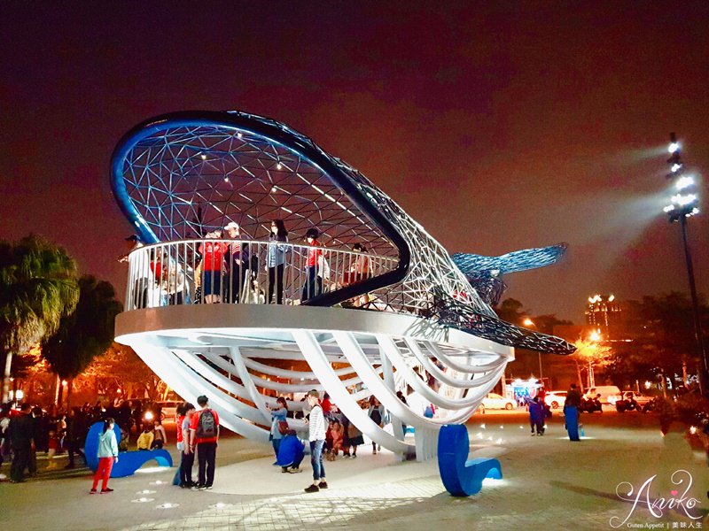 【台南景點】大魚的祝福。安平新地標！港濱歷史公園裡的巨大鯨魚