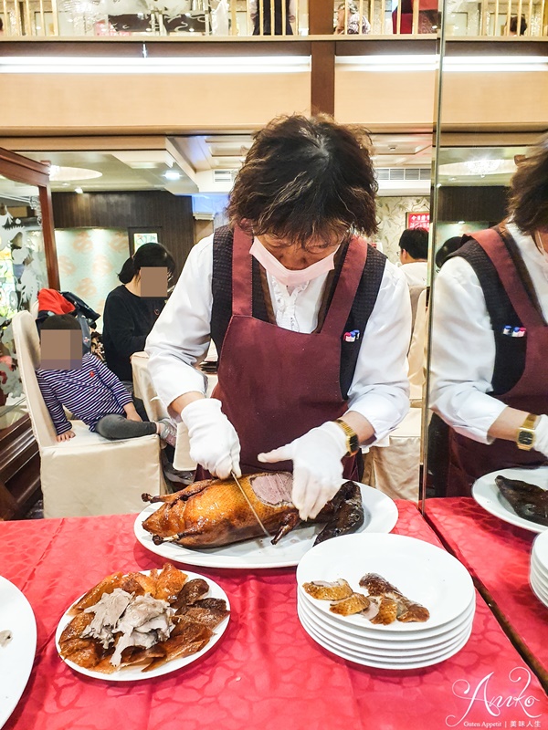 【台北美食】龍都酒樓。台北最強烤鴨名店！40年老字號不敗傳奇~天天座無虛席