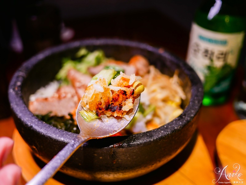 【台北美食】四米大石鍋拌飯專賣。中山站人氣韓式餐館！隱身老公寓二樓的平價石鍋拌飯～必點雪花炸雞、海鮮煎餅