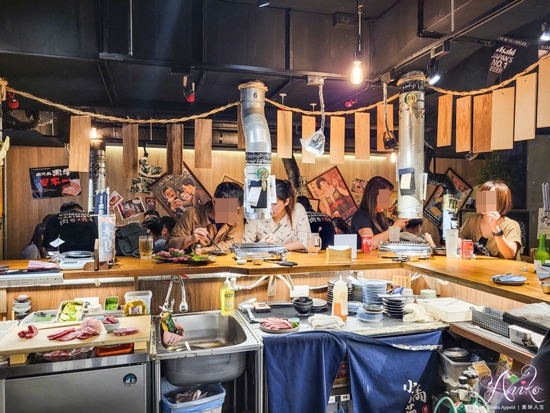 【台北美食】小滿苑燒肉。國父紀念館燒肉推薦！彷彿置身東京居酒屋～吃和牛高貴不貴的好去處