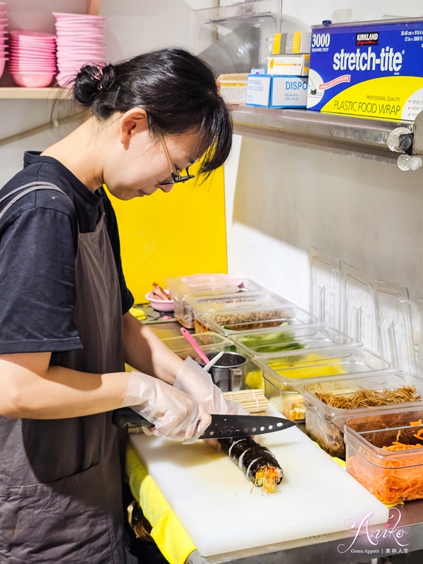 【台北美食】莎朗飯捲。行天宮美食推薦！韓國歐巴歐膩料理的道地韓國飯捲~11月鮪魚拌飯優惠新上市