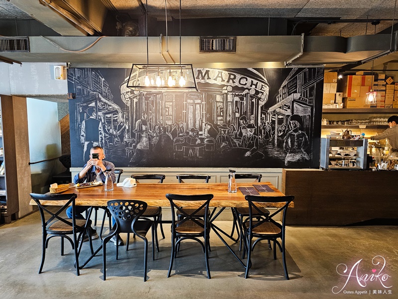 【台北美食】咖啡瑪榭中山店。中山巷弄中的歐風小館！好吃的煙花女義大利麵！超夢幻的可愛盆栽提拉米蘇