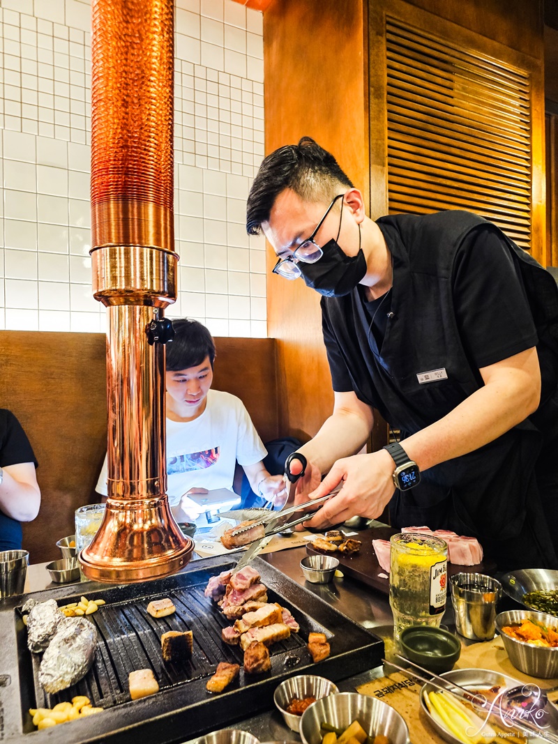 【台北美食】金豬食堂。連續七年米其林指南推薦！韓國燒肉神店來台進駐中山站