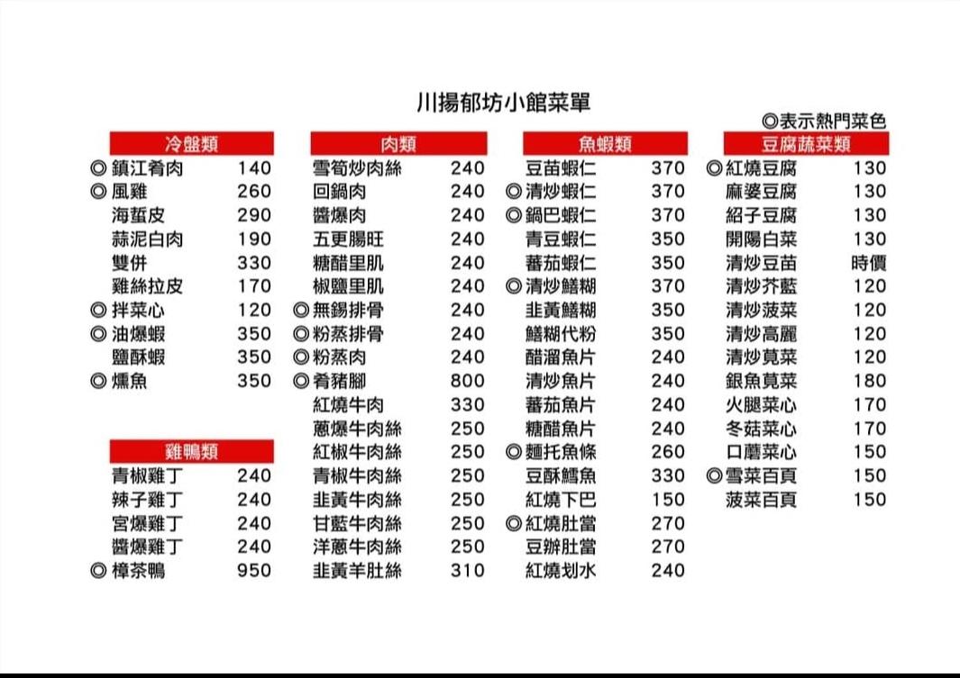 【台北美食】川揚郁坊小館。小南門美食推薦！20年老字號淮揚川味老店~平價不貴老饕最愛