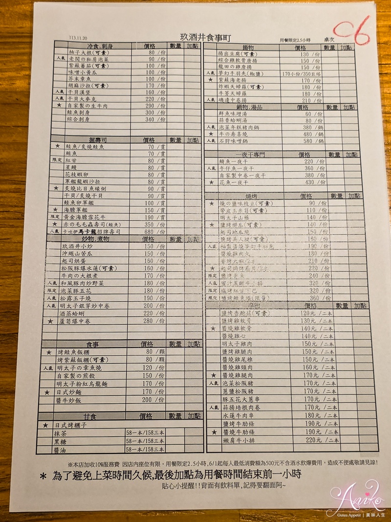 【台北美食】玖酒井食事町。東區居酒屋推薦！忠孝復興站步行5分鐘，人氣放題喝到飽