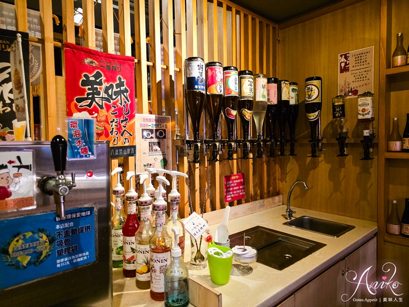 【台北美食】玖酒井食事町。東區居酒屋推薦！忠孝復興站步行5分鐘，人氣放題喝到飽