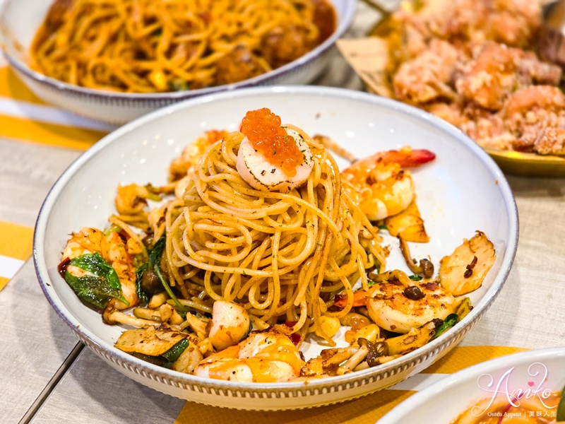 【台北美食】金叉子義廚小巨蛋店。松山義式餐廳推薦！小巨蛋站超人氣義大利麵