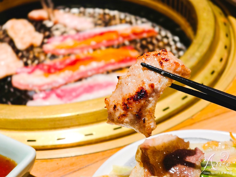 【台北美食】燒肉の名門 赤虎。信義安和美食！超值三人套餐3470元！牛五花、松阪豬、雞腿肉通通有