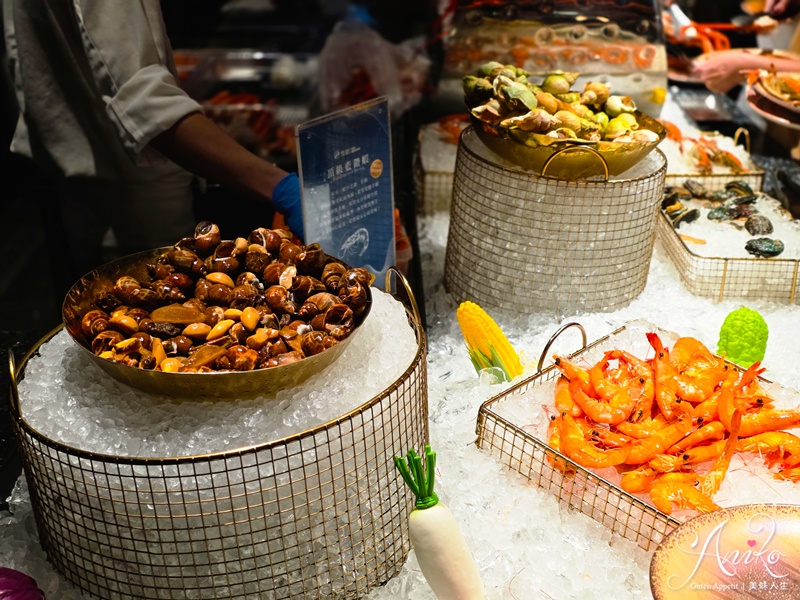 【台北美食】島語自助餐廳台北漢來店。台北最難訂位吃到飽！8大主題餐區200道料理搭配餐酒