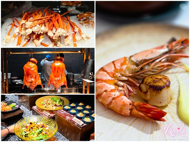 【台北美食】島語自助餐廳台北漢來店。台北最難訂位吃到飽！8大主題餐區200道料理搭配餐酒