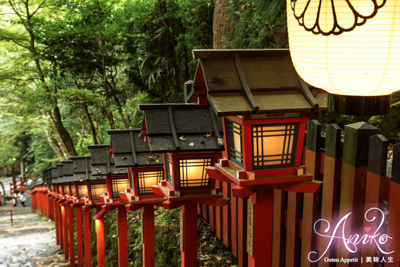 【2016❤京都】京都郊區的貴船神社+流水麵。路途遙遠但不來體驗絕對可惜的川床流水麵