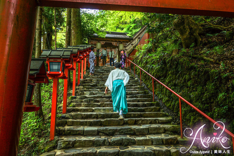 【2016❤京都】京都郊區的貴船神社+流水麵。路途遙遠但不來體驗絕對可惜的川床流水麵